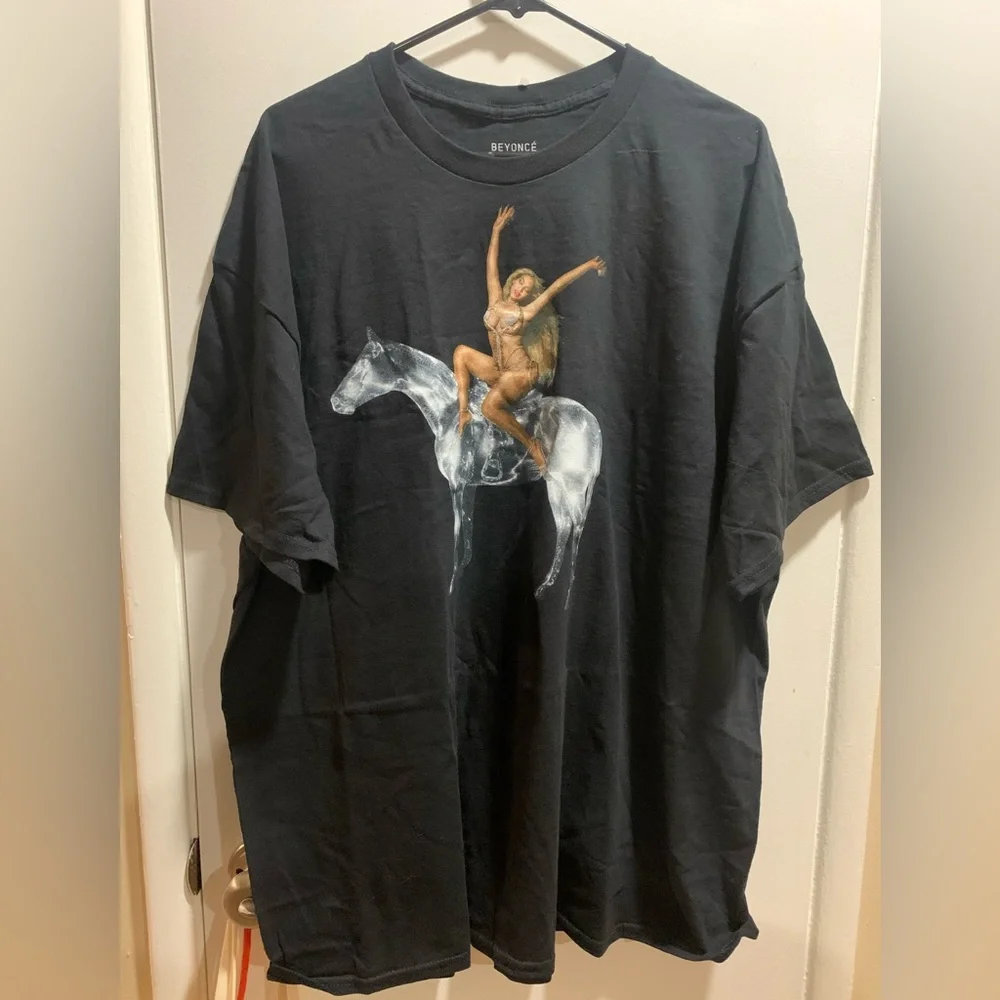 Beyonce Renaissance Shirt Black Size 2x New - Picture 1 of 5